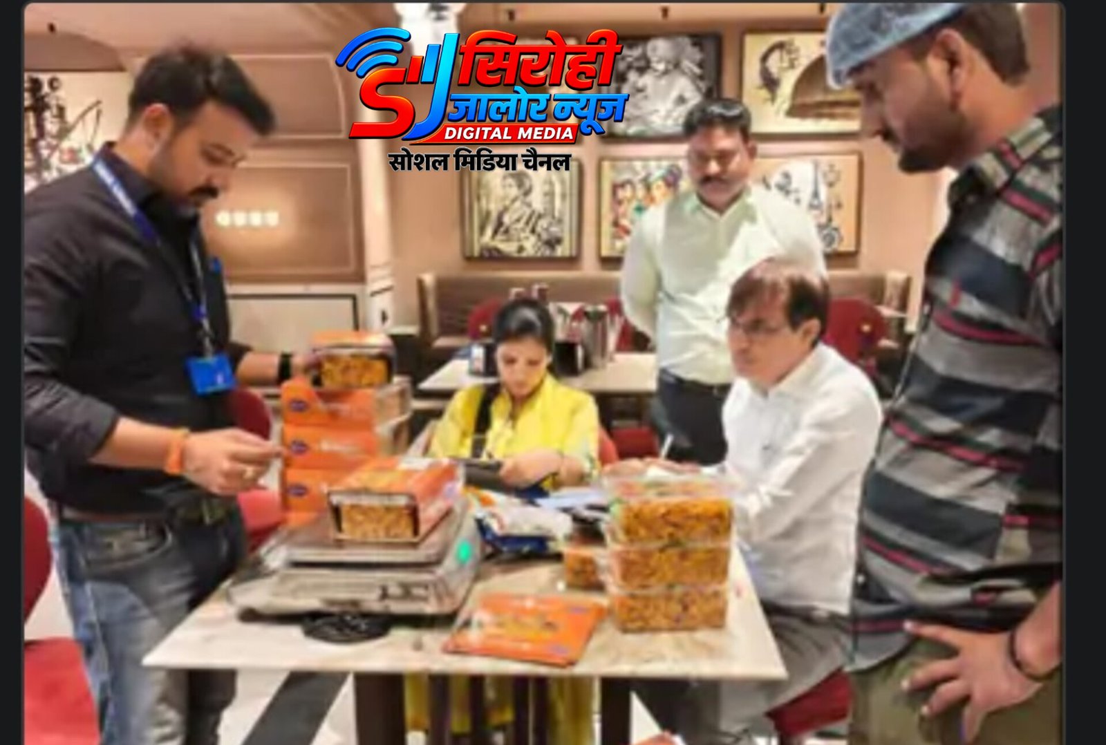 जयपुर में जोधपुर-रावत मिष्ठान भंडार पर छापेमारी, पैकिंग नियमों की अनदेखी पर कार्रवाई; अरहम स्वीट्स पर भी लगा जुर्माना